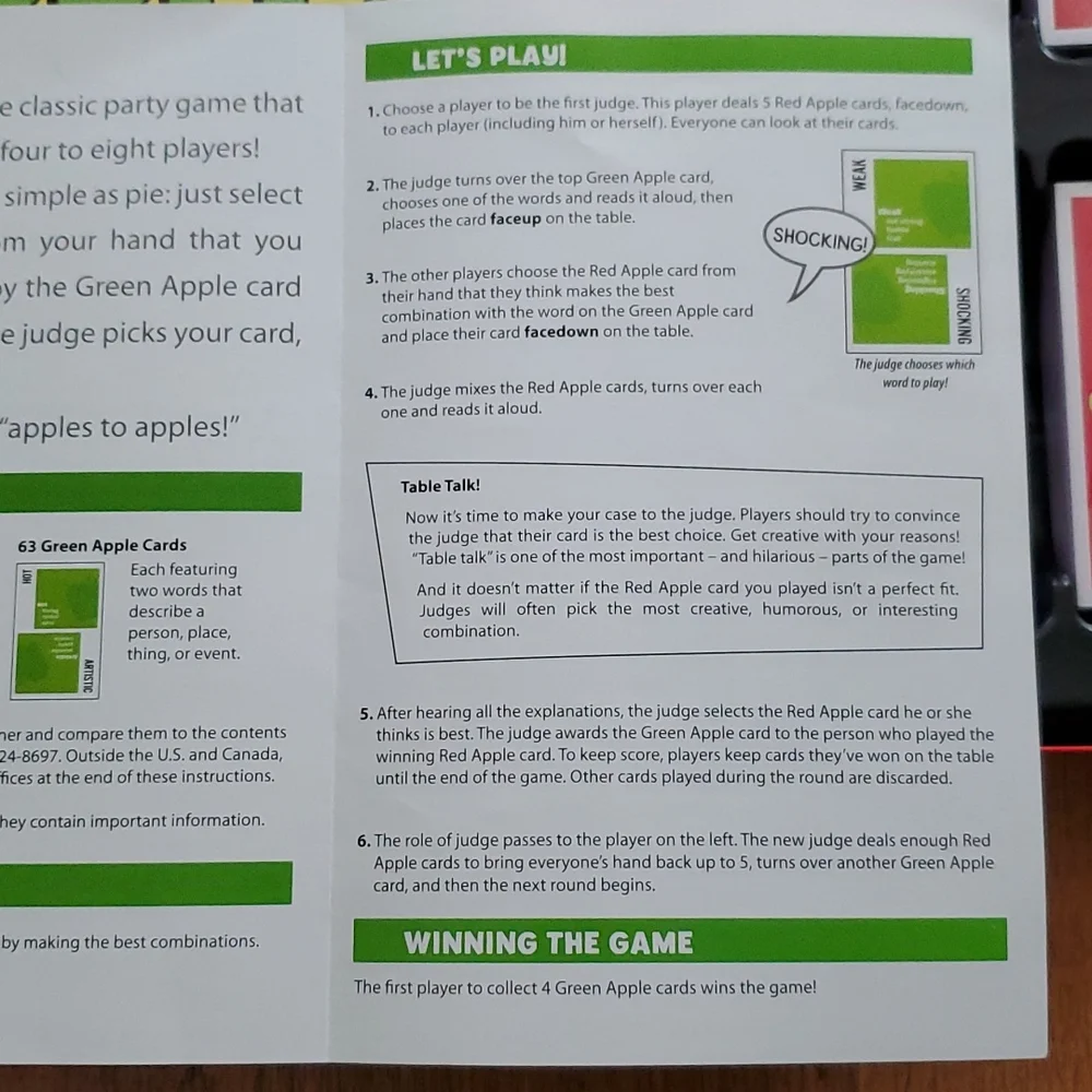 Mattel Apples to Apples game‎